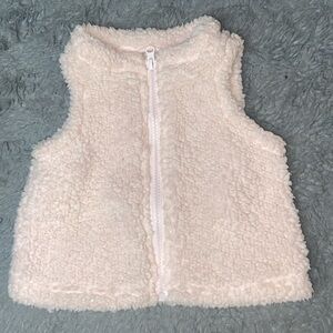 Btween Soft Pink Sherpa Vest